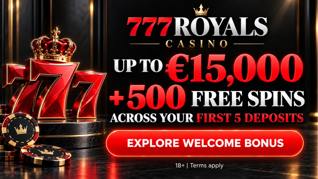 777royals Casino: up to €15,000 and 500 free spins across your first five deposits. Explore Welcome Bonus.